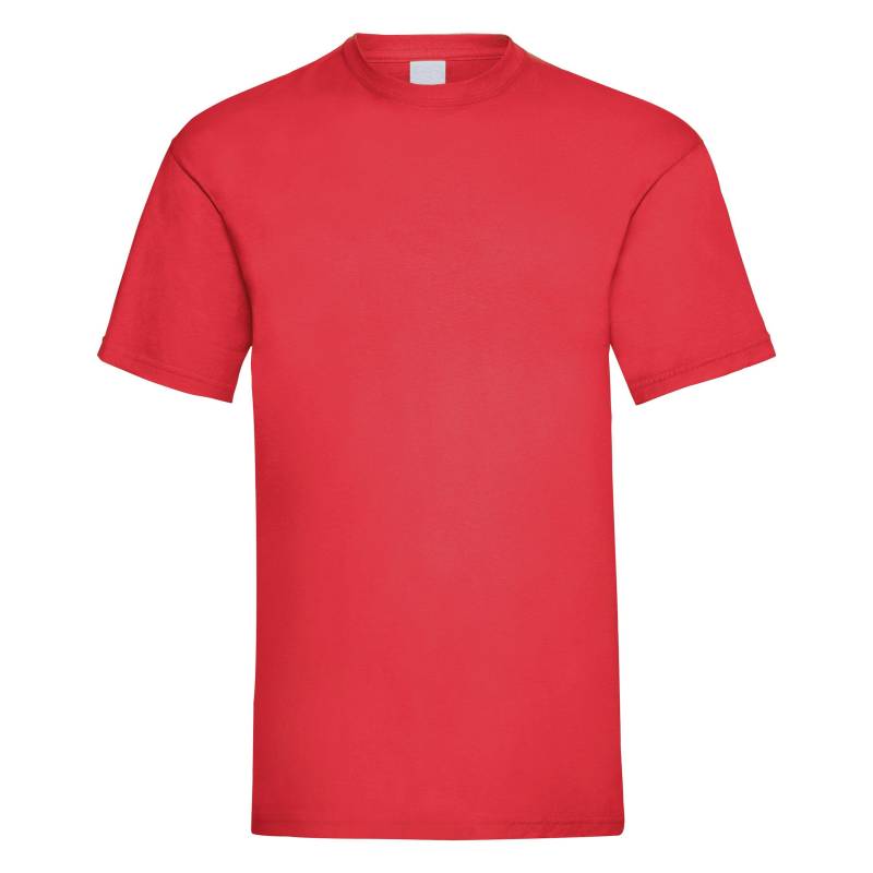 Value Kurzarm Freizeit Tshirt Herren Rot Bunt L von Universal Textiles