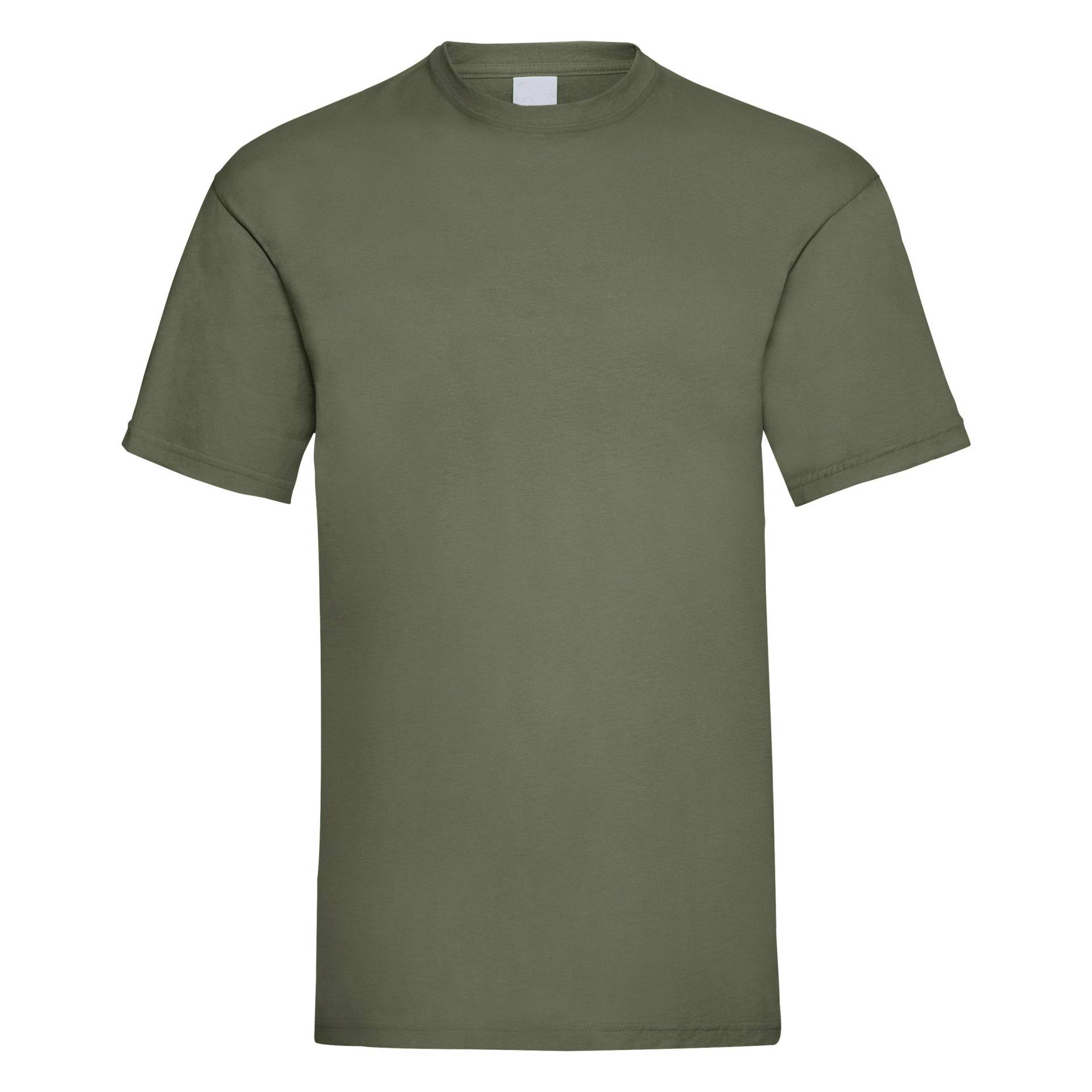 Value Kurzarm Freizeit Tshirt Herren Olivegrün L von Universal Textiles