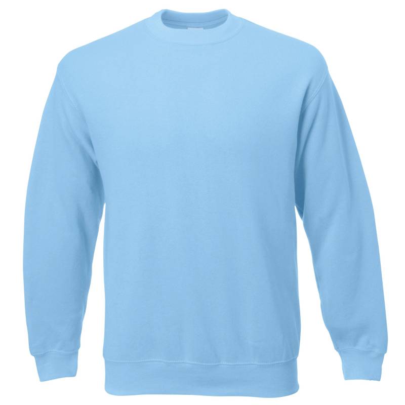 Universal Textiles - Männer Jersey Sweater, für Herren, Hellblau, Größe L von Universal Textiles