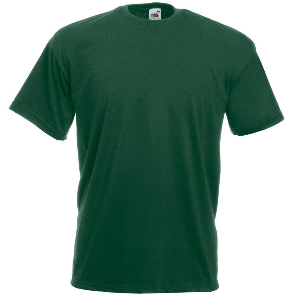 Universal Textiles - Value Kurzarm Freizeit TShirt, für Herren, Dunkelgrün, Größe L von Universal Textiles