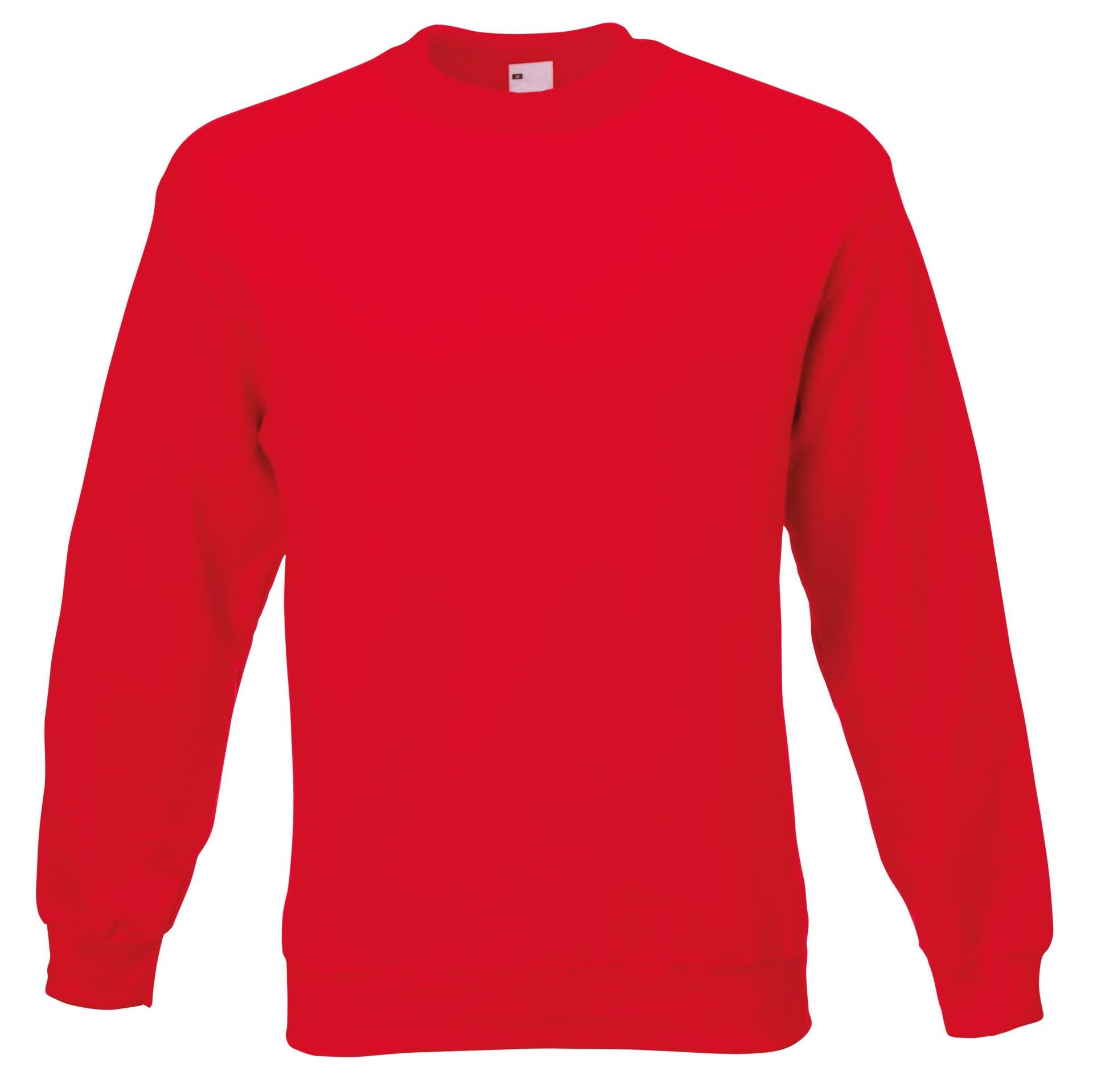 Männer Jersey Sweater Herren Rot Bunt M von Universal Textiles