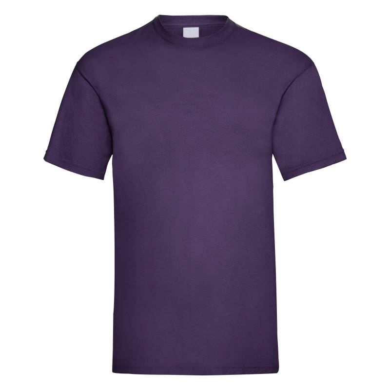 Value Freizeit Kurzarm Tshirt Herren Traube M von Universal Textiles