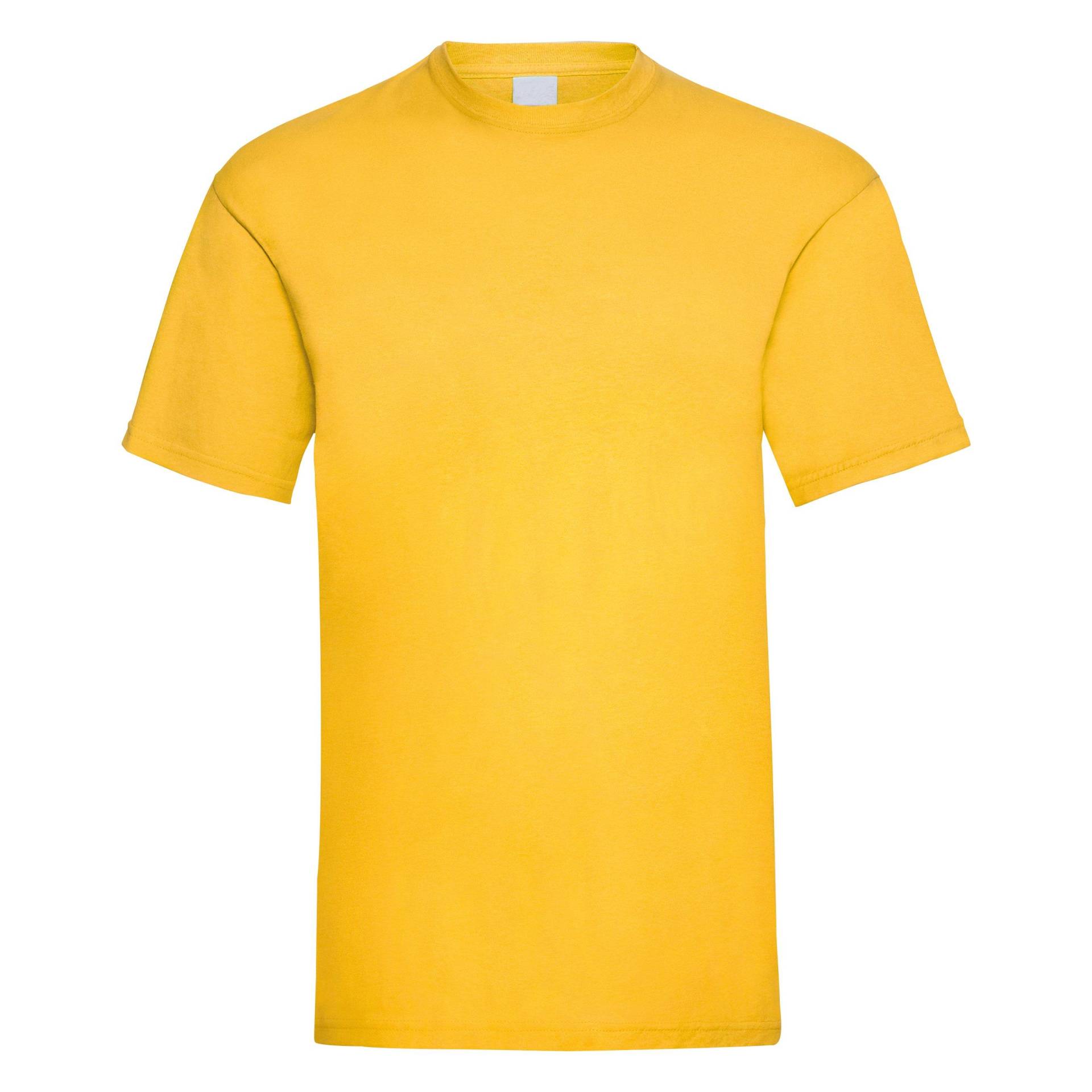 Universal Textiles - Value Kurzarm Freizeit TShirt, für Herren, Gold, Größe M von Universal Textiles