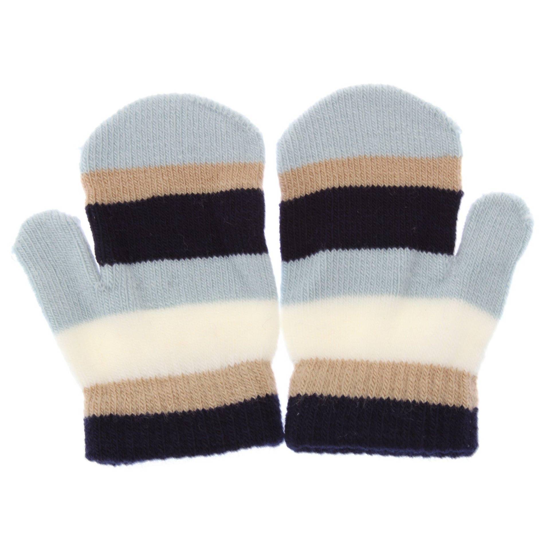 Winter Handschuhe Magic Mit Streifen Jungen Multicolor ONE SIZE von Universal Textiles