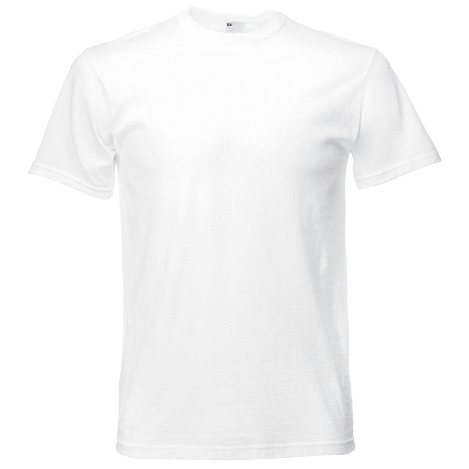 Kurzarm Freizeit Tshirt Herren Weiss S von Universal Textiles