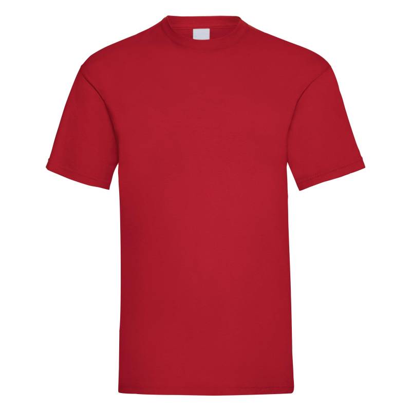 Universal Textiles - Value Kurzarm Freizeit T-Shirt, für Herren, Dunkelrot, Größe S von Universal Textiles