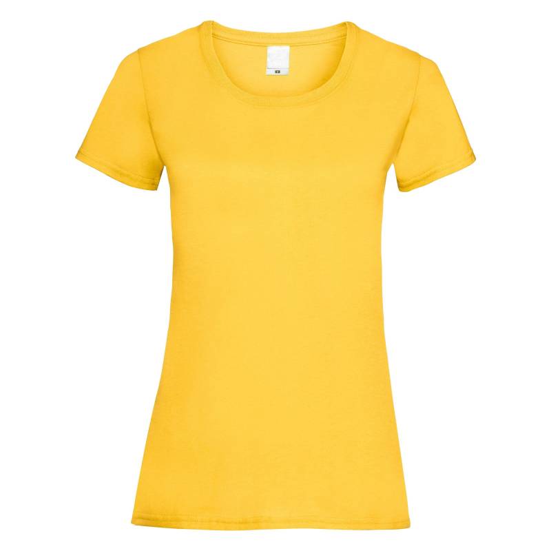 Universal Textiles - Value Fitted Kurzarm Freizeit TShirt, für Damen, Gold, Größe XL von Universal Textiles