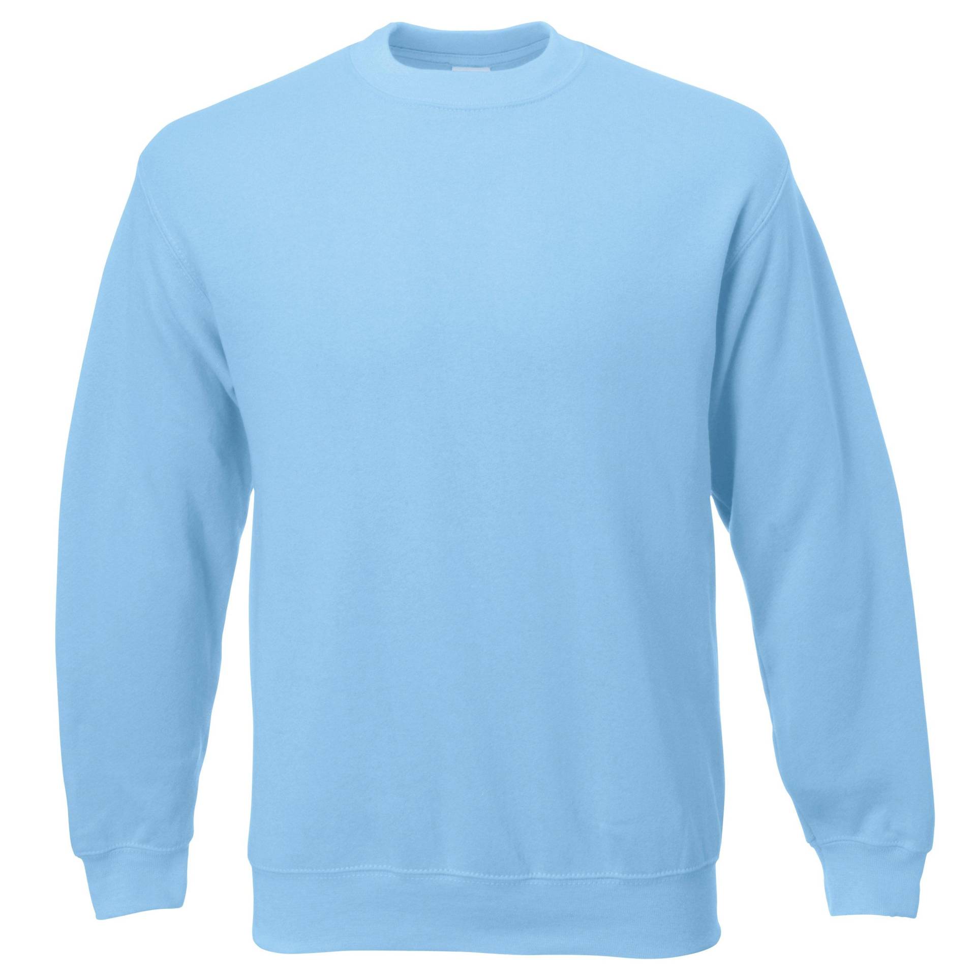 Männer Jersey Sweater Herren Hellblau M von Universal Textiles