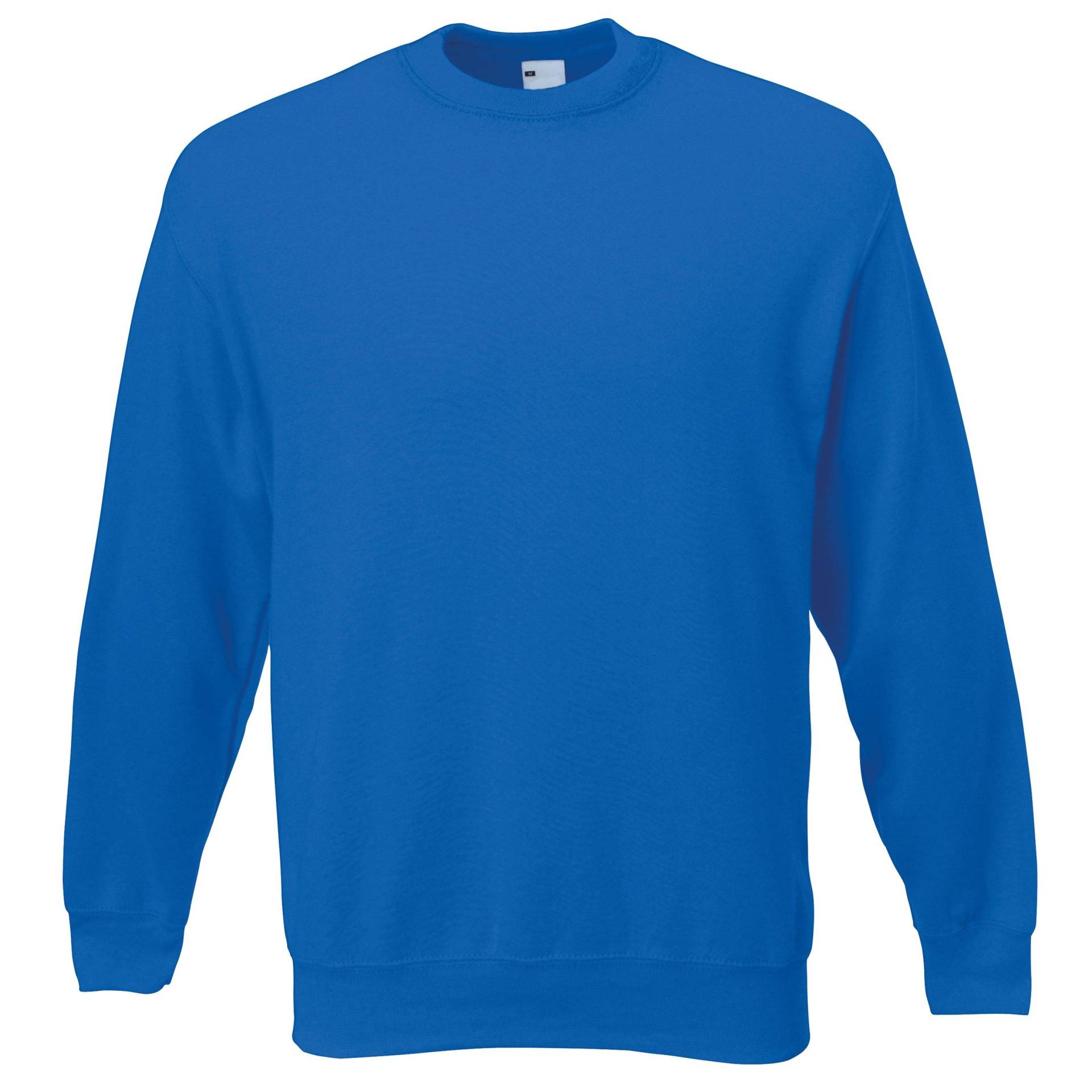 Männer Jersey Sweater Herren Blau M von Universal Textiles