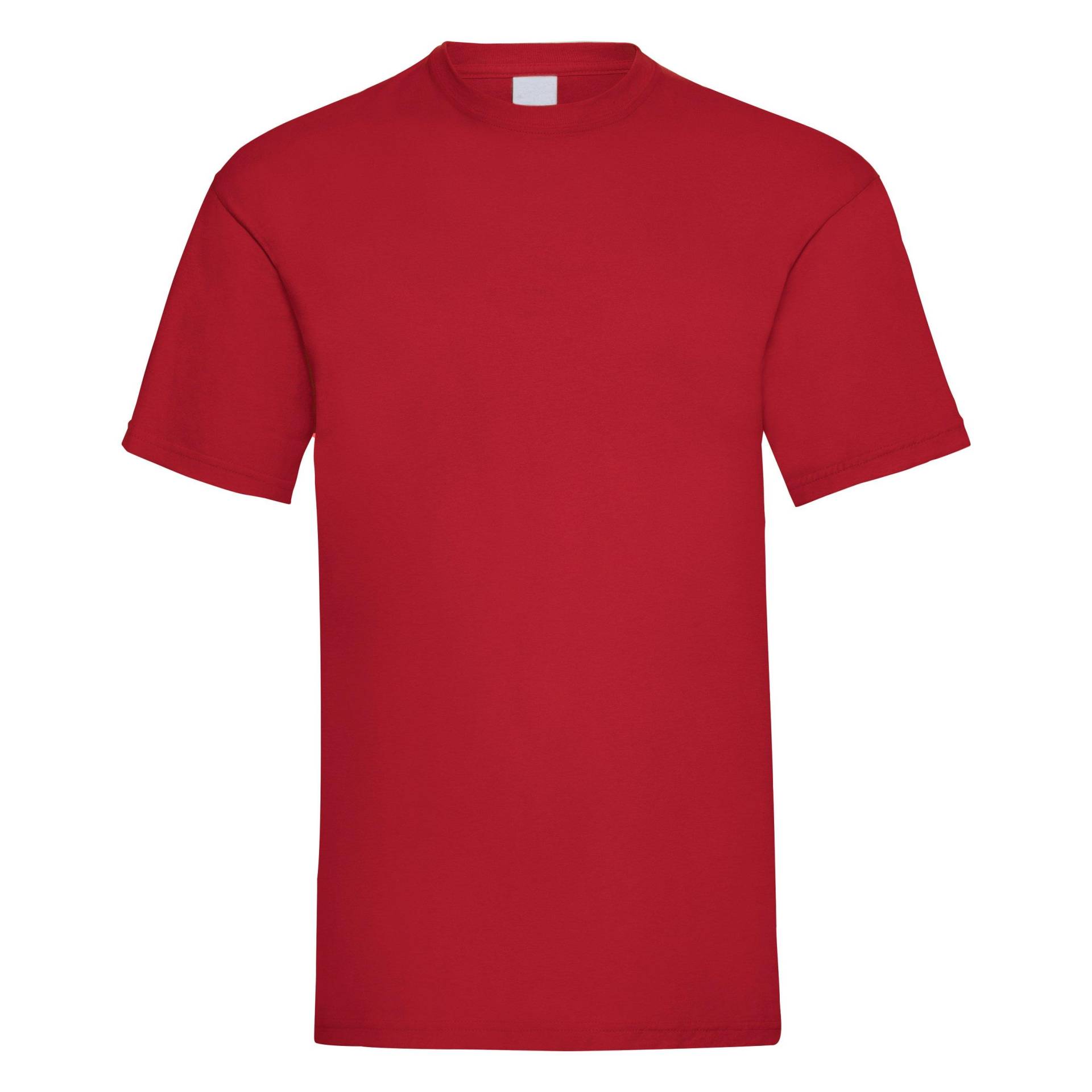 Universal Textiles - Value Kurzarm Freizeit T-Shirt, für Herren, Dunkelrot, Größe XL von Universal Textiles