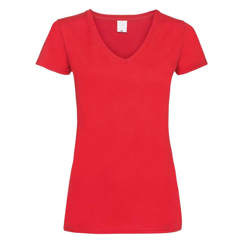 Universal Textiles - Value TShirt, für Damen, Rot Bunt, Größe XS von Universal Textiles