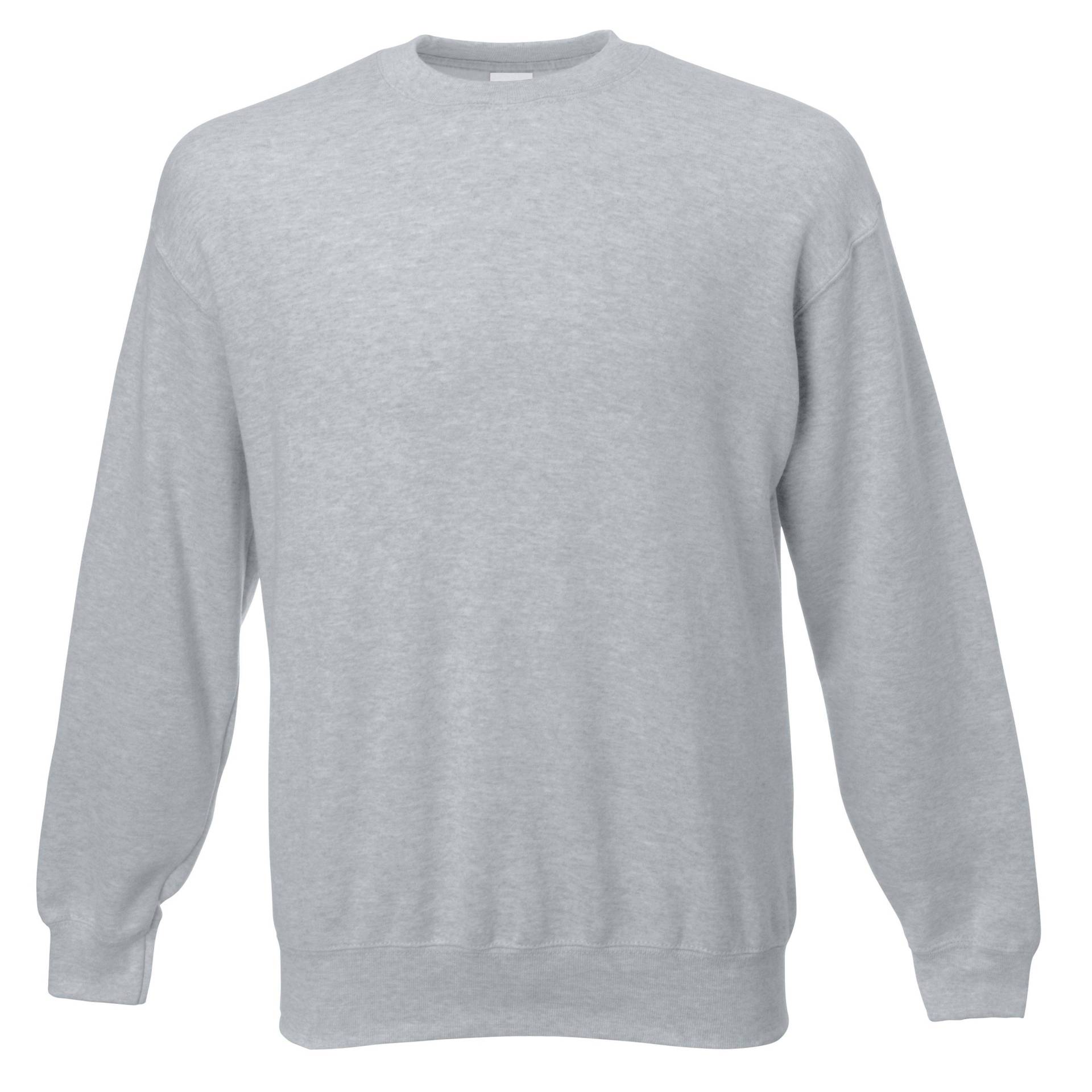 Männer Jersey Sweater Herren Grau XXL von Universal Textiles