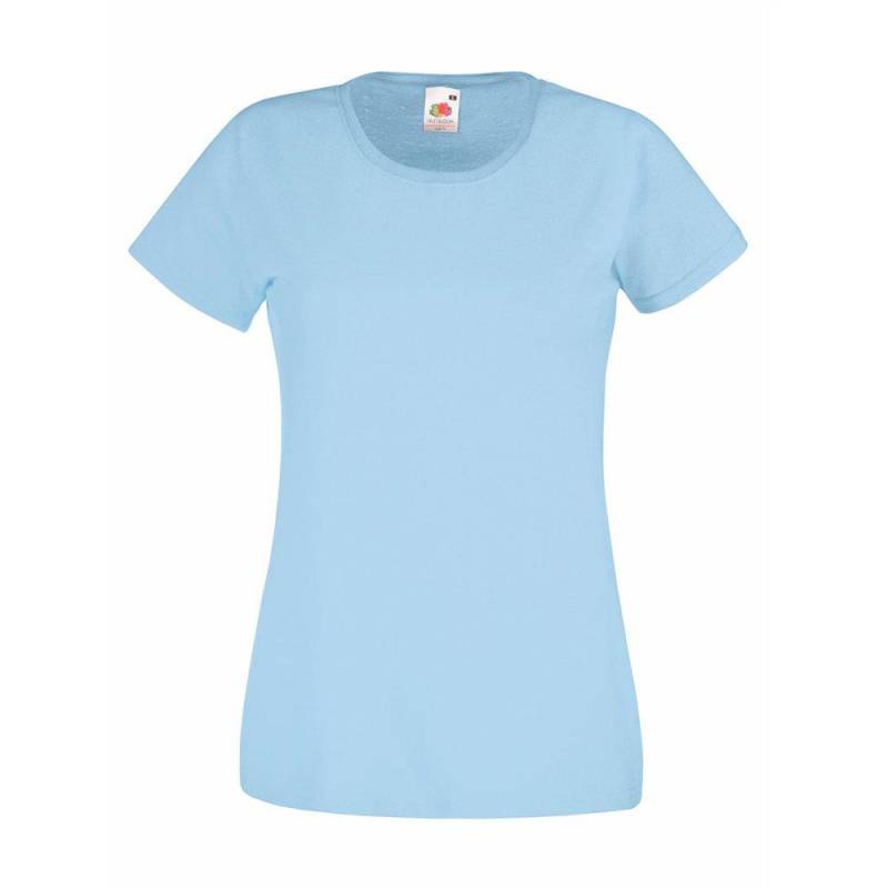 Kurzarm Tshirt Damen Hellblau XXL von Universal Textiles