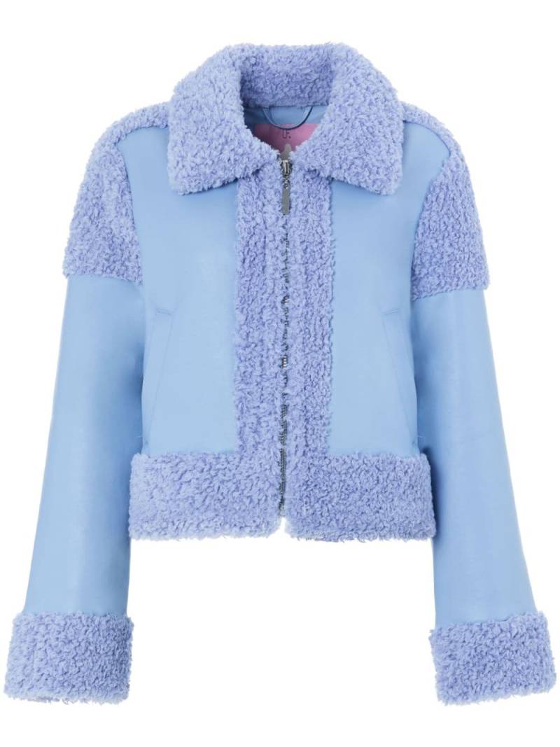 Unreal Fur Corfu zip-up jacket - Blue von Unreal Fur