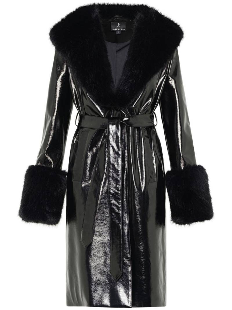 Unreal Fur Libertango coat - Black von Unreal Fur