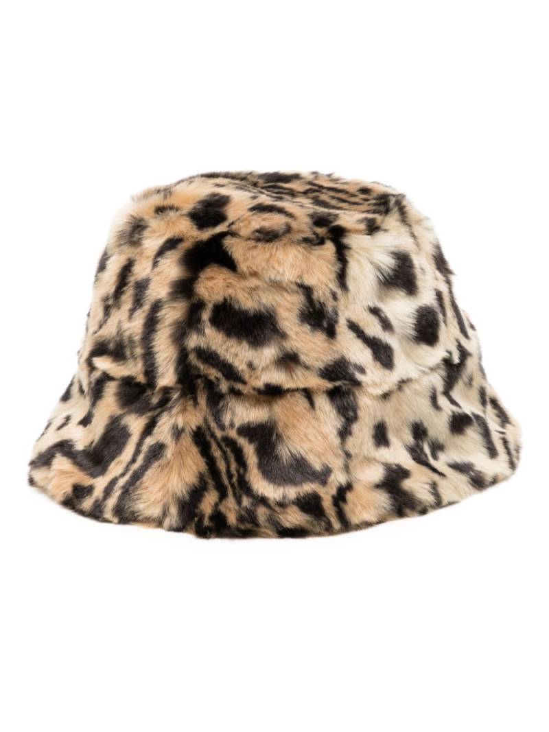 Unreal Fur Yeoman faux-fur Bucket Hat - Neutrals von Unreal Fur