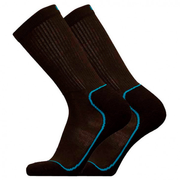 UphillSport - Kevo Trekking 4L Drytech M4 w/ Merino & Coolmax - Wandersocken Gr 35-38 schwarz von UphillSport