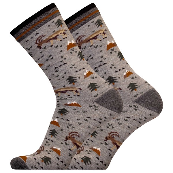 UphillSport - Lifestyle Merino M3 Crew - Multifunktionssocken Gr 39-42 grau/braun UphillSport - Lifestyle Merino M3 Crew - Multifunktionssocken Gr 39-42 grau/braun von UphillSport
