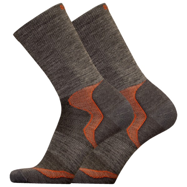 UphillSport - Malla Hiking & Walking - Wandersocken Gr 35-38 braun von UphillSport