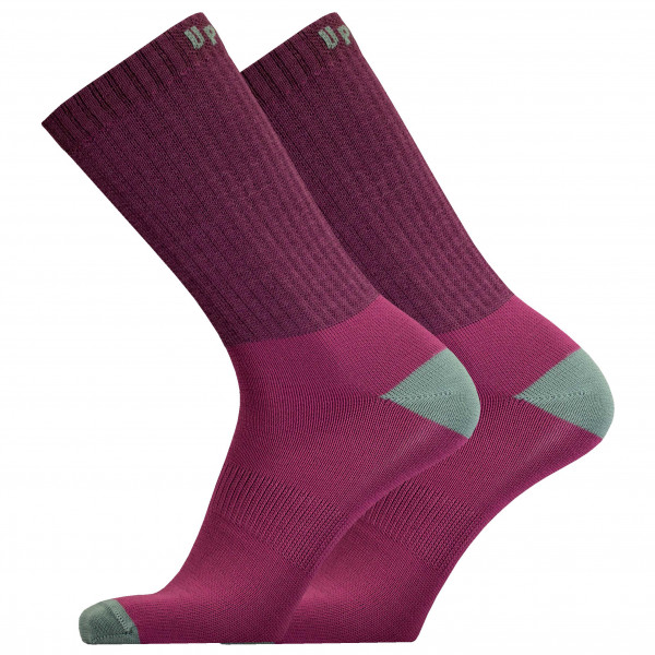 UphillSport - Posio Hiking 3-Layer Merino - Wandersocken Gr 35-38 lila von UphillSport