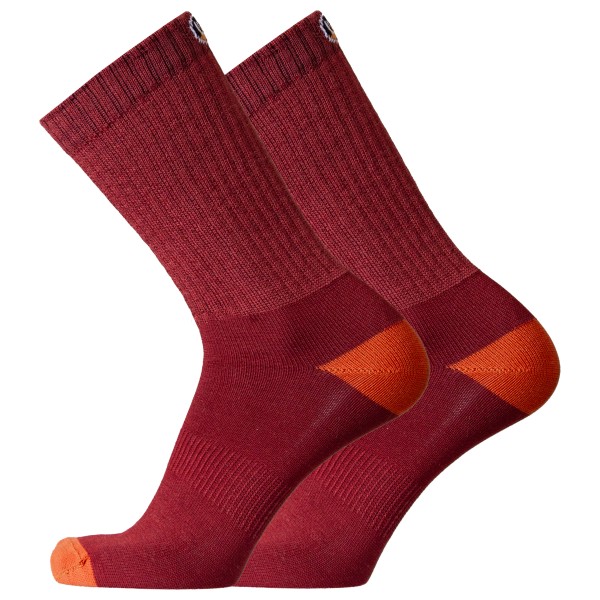 UphillSport - Posio Hiking 3-Layer Merino - Wandersocken Gr 35-38 rot von UphillSport