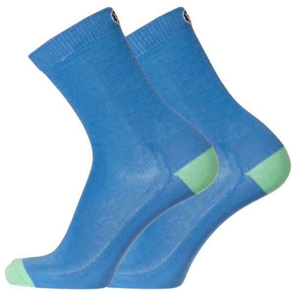 UphillSport - Teijo Hiking & Walking 3-Layer Liner L3 w/ Merino - Wandersocken Gr 35-38 blau von UphillSport