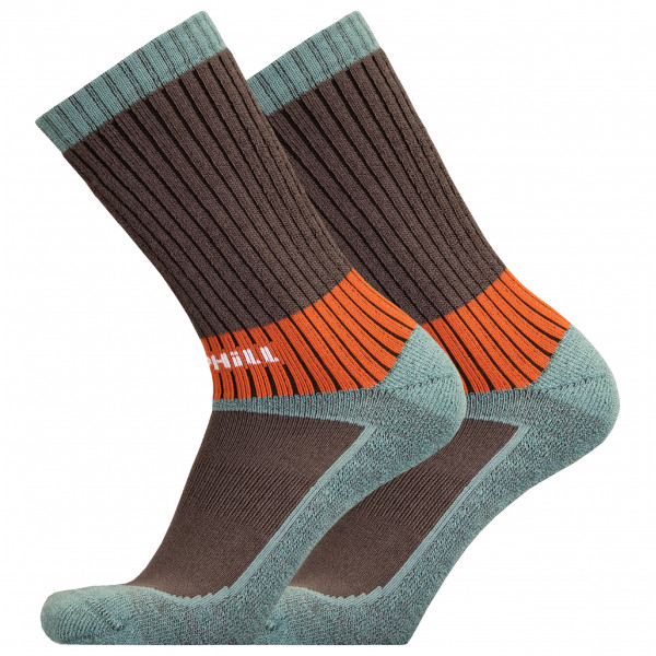 UphillSport - Vaaru Trekking 4L Softech M3 w/ Merino & Bamboo - Wandersocken Gr 35-38 braun von UphillSport