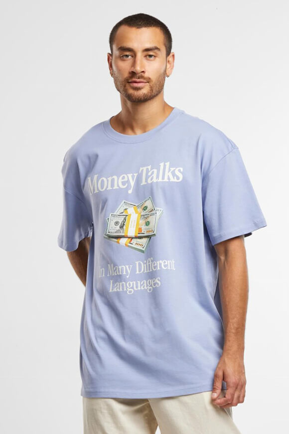 Upscale Money Talks T-Shirt | Viola Blue | Herren  | L von Upscale