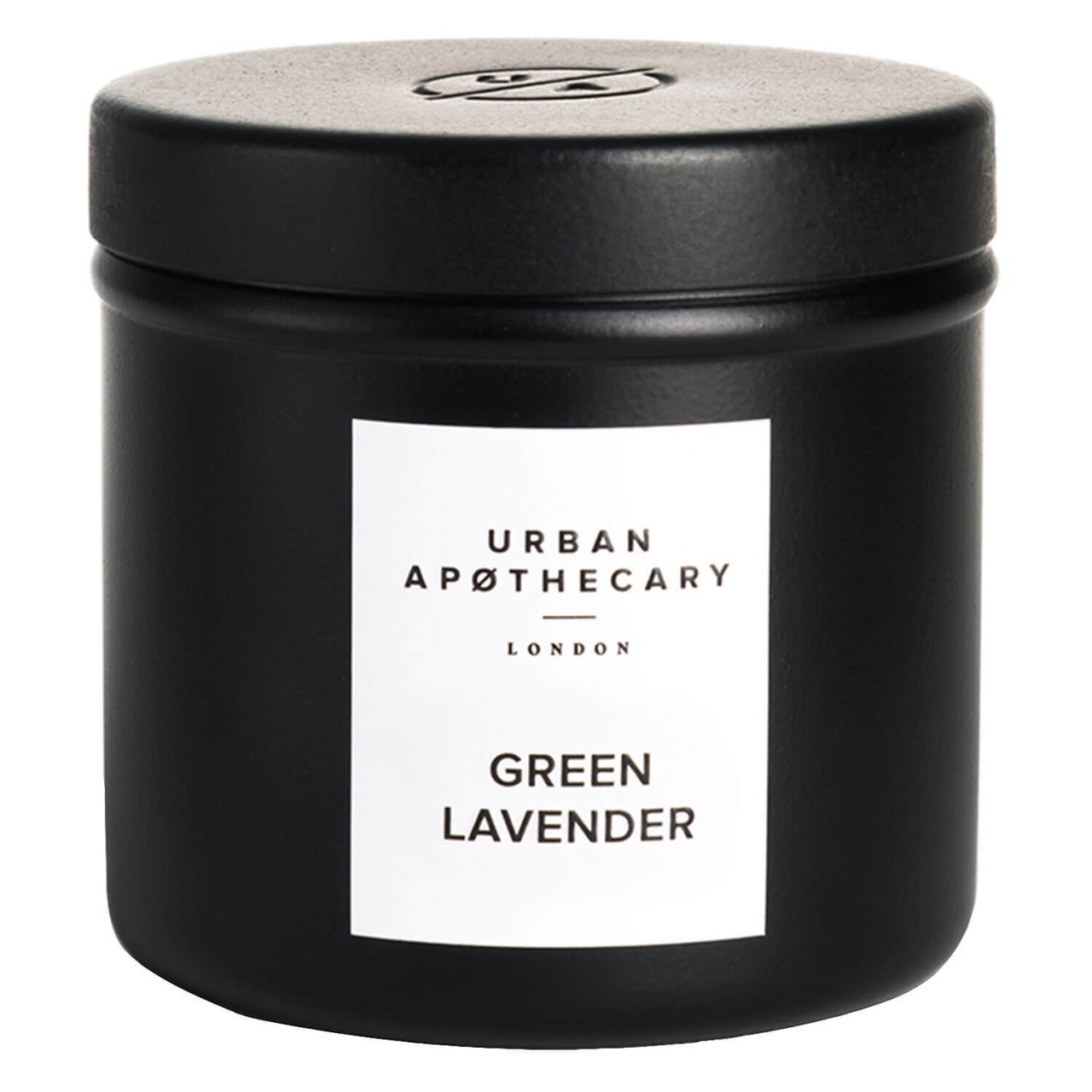 Urban Apothecary - Luxury Iron Travel Candle Green Lavender von Urban Apothecary London