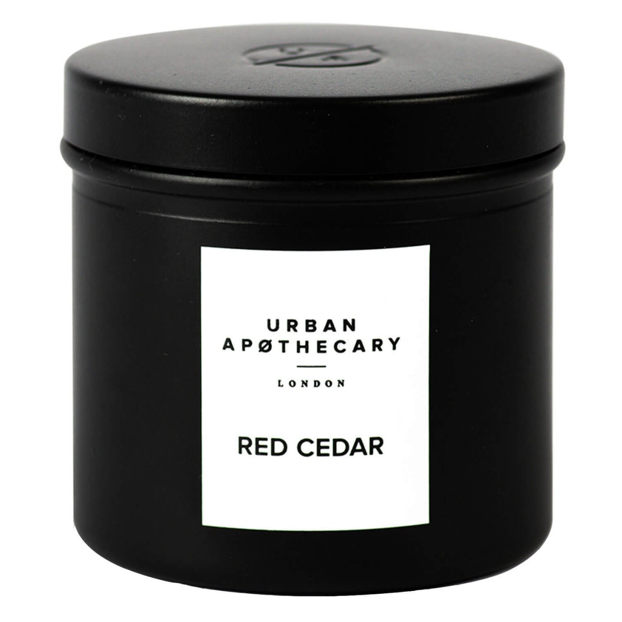 Urban Apothecary - Luxury Iron Travel Candle Red Cedar von Urban Apothecary London