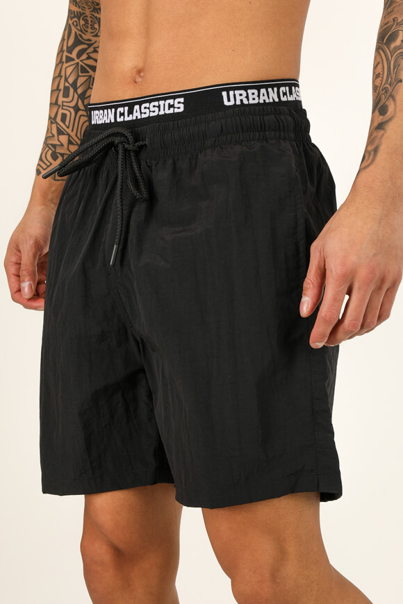 Urban Classics Badeshorts | Schwarz | Herren  | L von Urban Classics