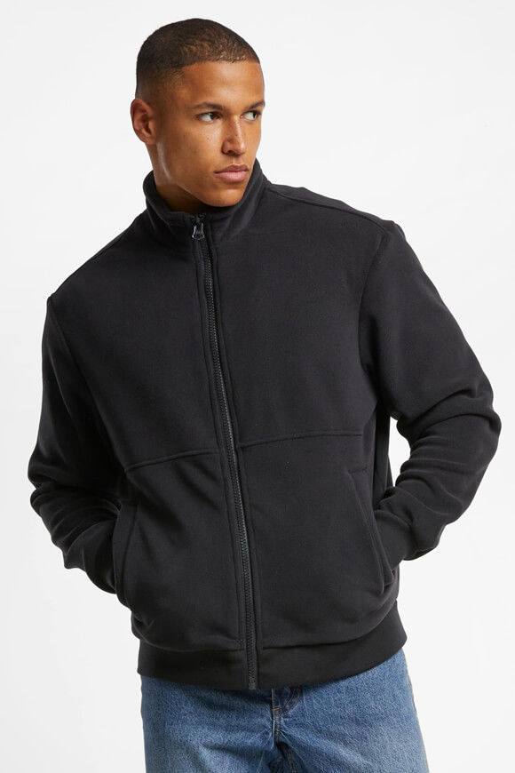 Urban Classics Colour Block Fleecejacke | Black | Herren  | L von Urban Classics