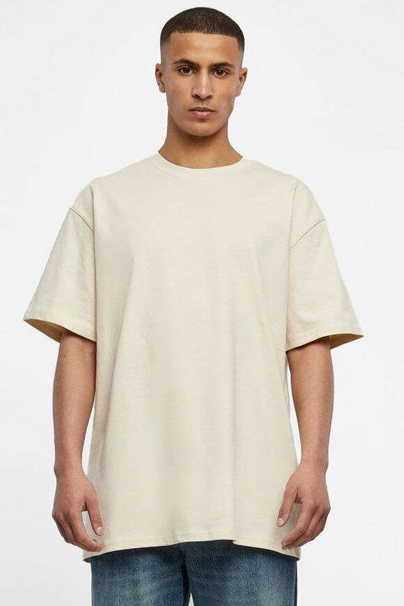 Urban Classics Heavy Oversize T-Shirt | Whitesand | Herren  | M von Urban Classics