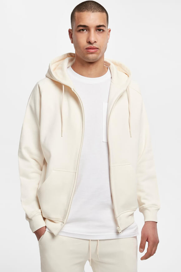 Urban Classics Kapuzensweatjacke | Whitesand | Herren  | XXL von Urban Classics