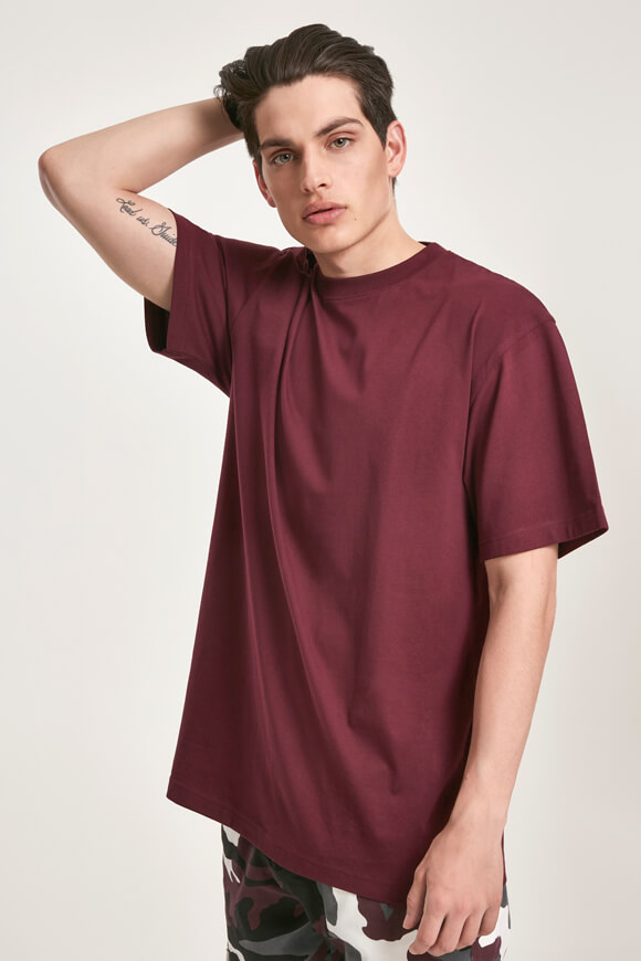 Urban Classics Oversize T-Shirt | Aubergine | Herren  | L von Urban Classics