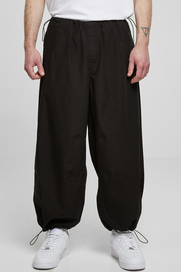 Urban Classics Parachutehose | Black | Herren  | L von Urban Classics