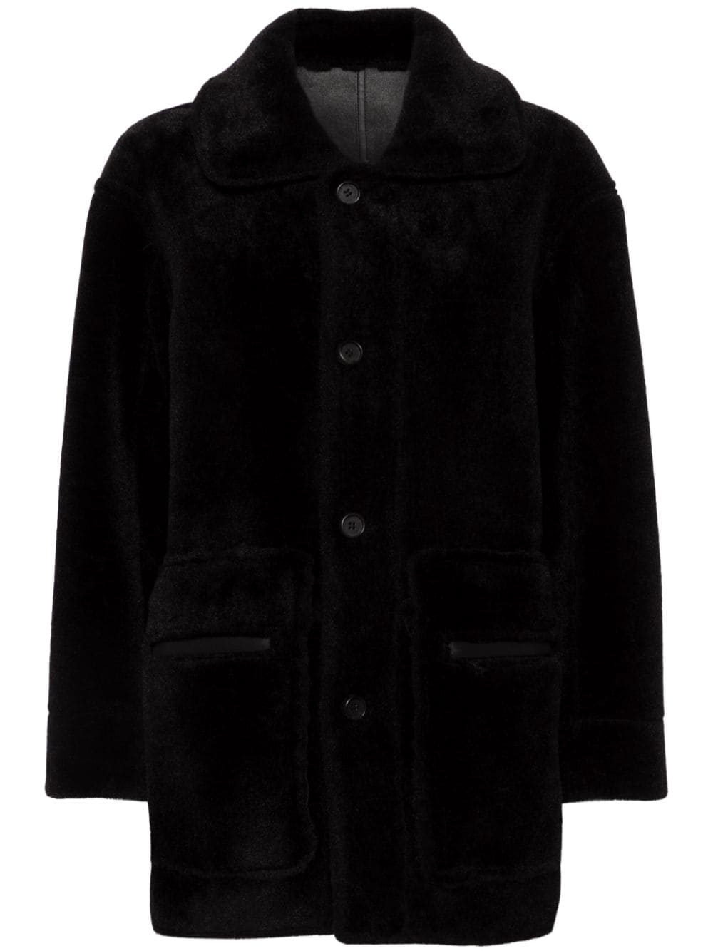 Urbancode faux-fur coat - Black von Urbancode