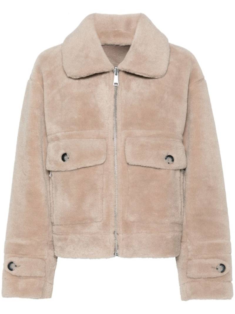 Urbancode faux-fur jacket - Neutrals von Urbancode