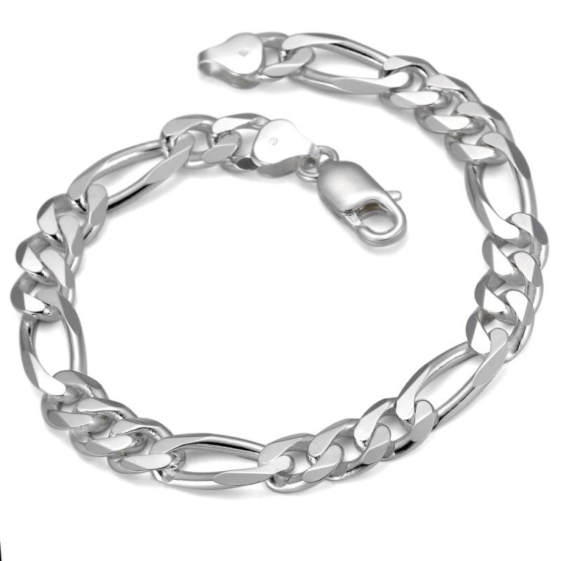 URECH Herren Armband Silber 20 cm von URECH