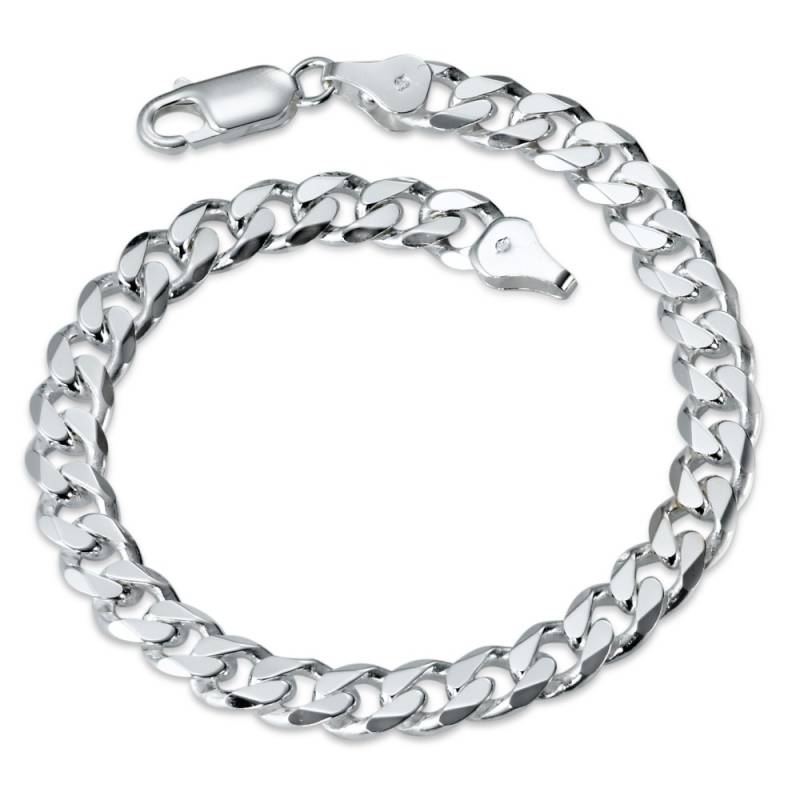 URECH Herren Armband Silber 21 cm von URECH