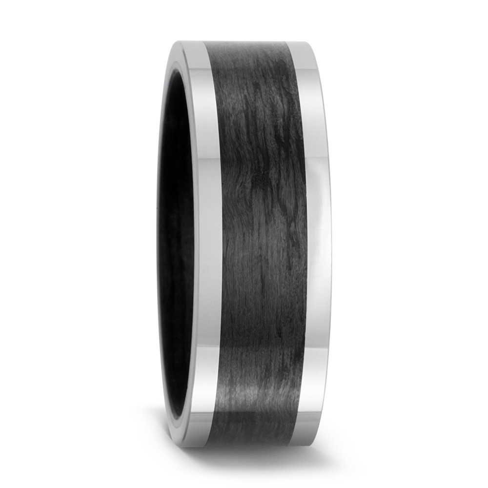 URECH Herren Fingerring Carbon, Wolfram von URECH