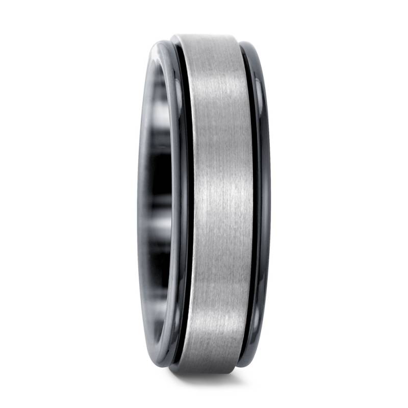 URECH Herren Fingerring Keramik, Wolfram von URECH