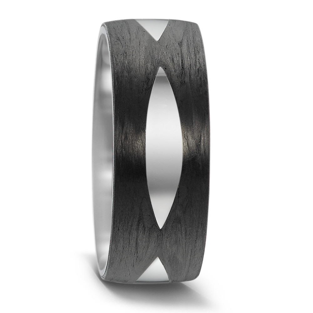 URECH Partnerring Edelstahl, Carbon von URECH