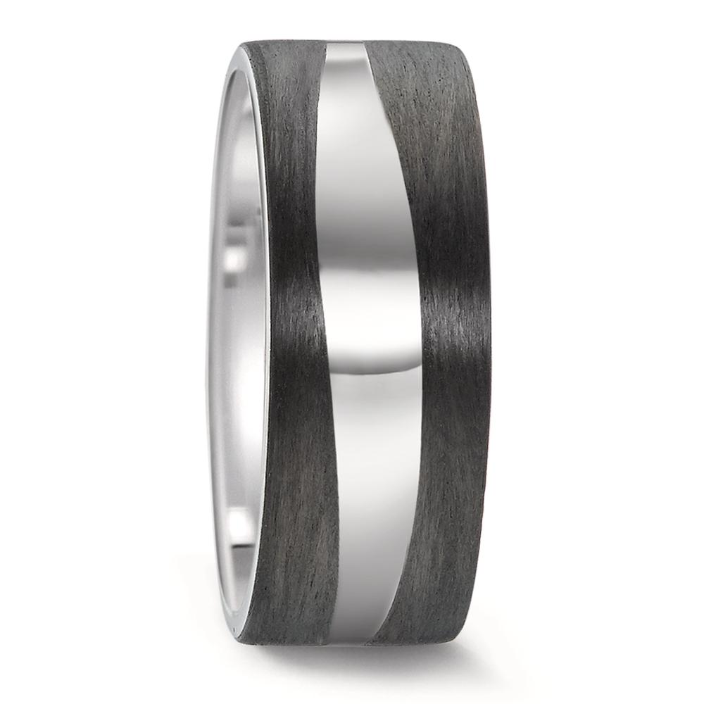 URECH Partnerring Edelstahl, Carbon von URECH