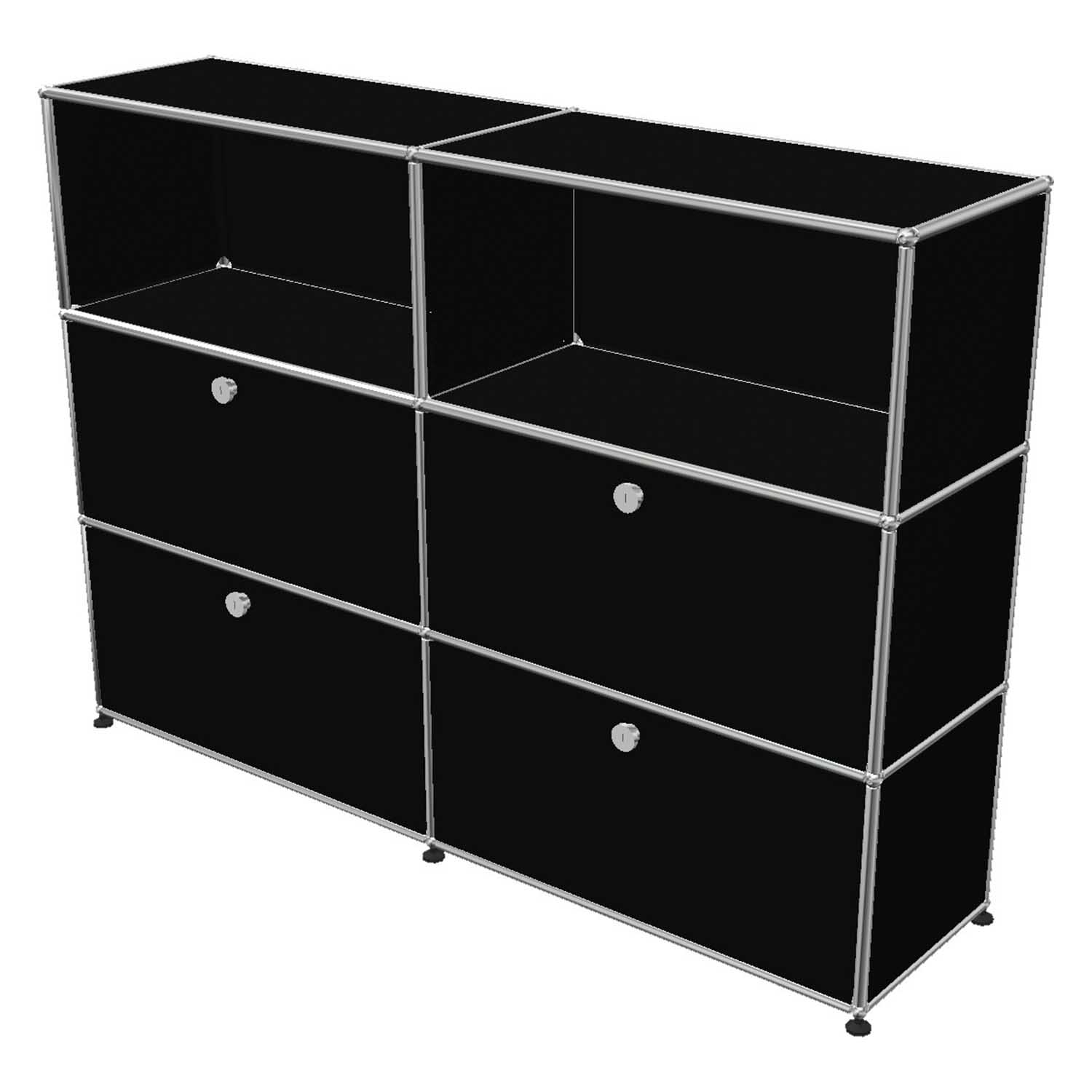 Haller Highboard #OL048, Farbe grün von Usm