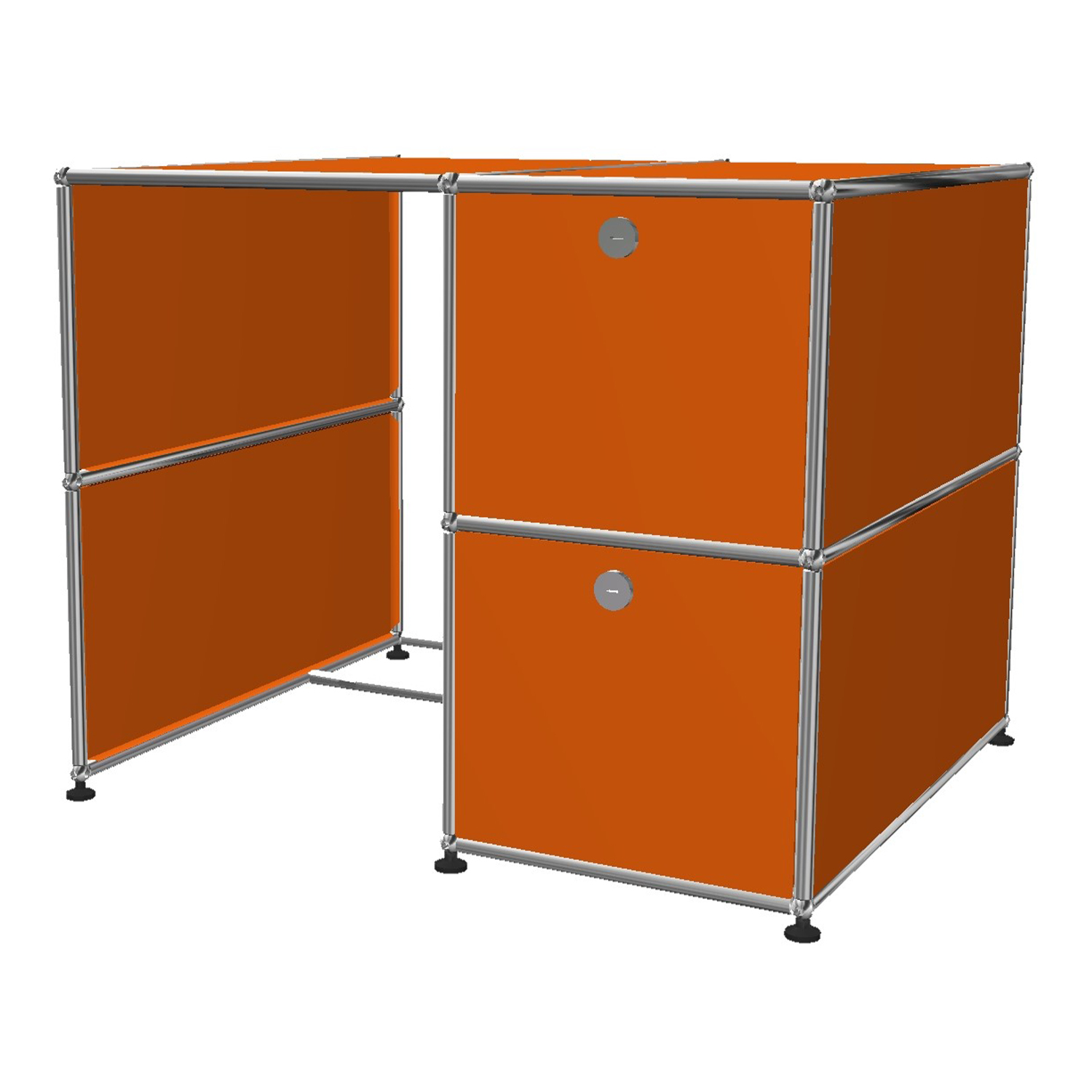 Haller Kinder-Schreibtisch #OL165, Farbe reinorange von Usm