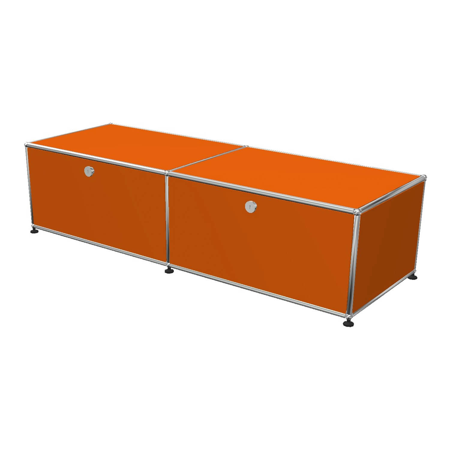 Haller Lowboard #OL113, Farbe reinorange von Usm