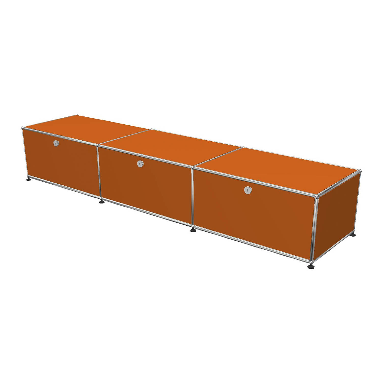 Haller Lowboard #OL116, Farbe reinorange von Usm