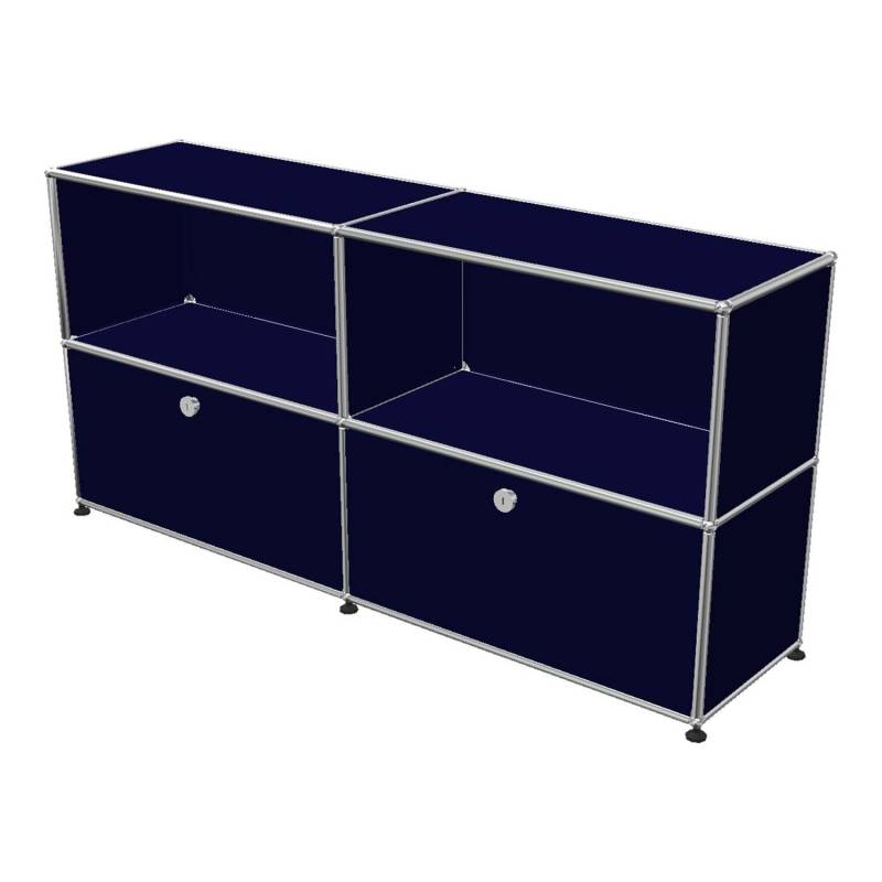 Haller Sideboard #OL035, Farbe stahlblau von Usm