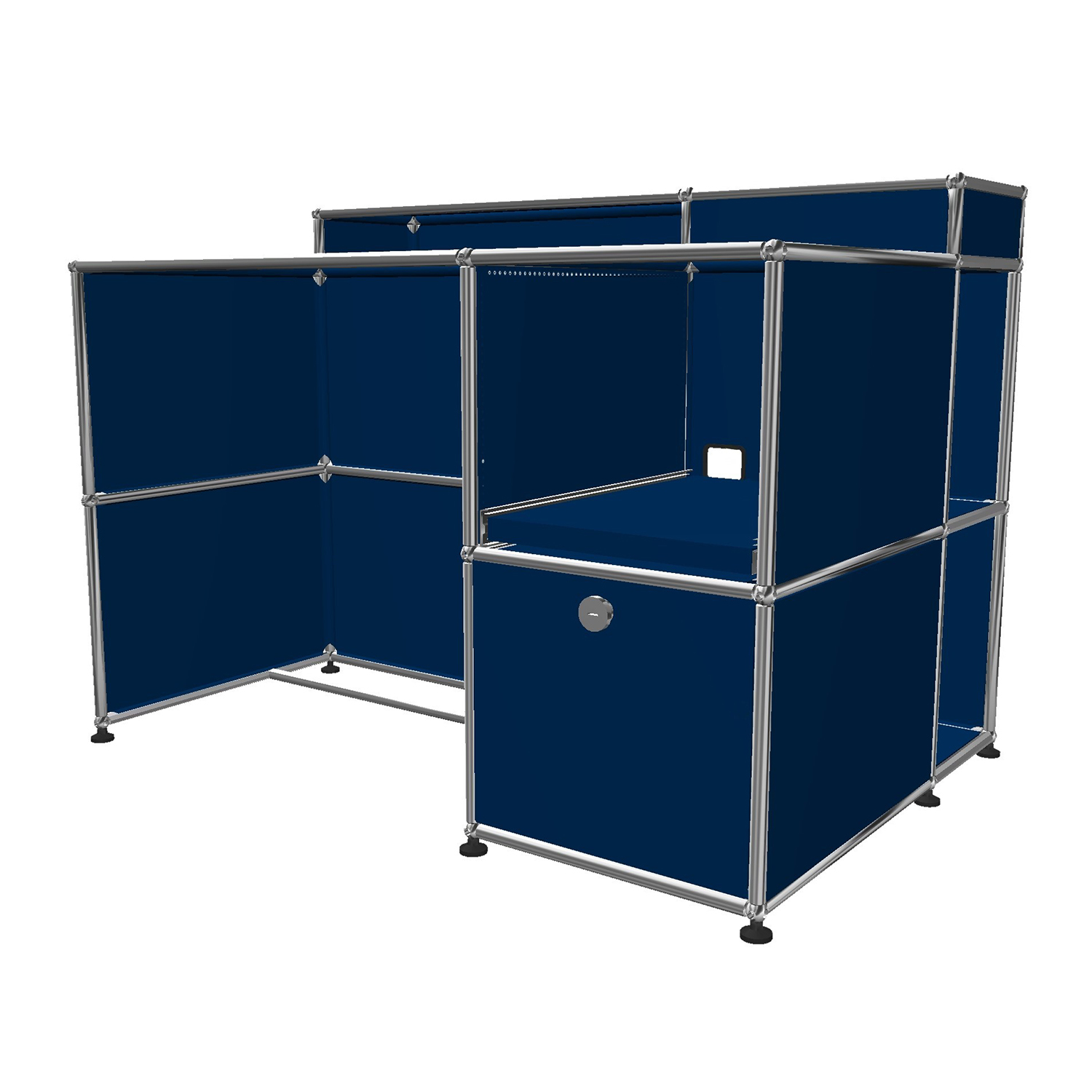 Haller Solutions Home-Office #03 Schreibtisch, Farbe enzianblau Haller Solutions Home-Office #03 Schreibtisch, Farbe enzianblau von Usm